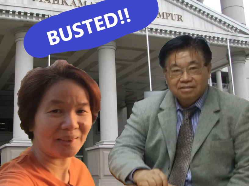 KNM Director Gan Siew Liat and Lee Swee Eng