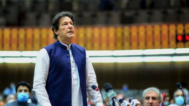 Pakistan Prime Minister Imran Khan protests to the U.S. about alleged interference.. .. Pakistan Prime Minister Imran Khan protests to the U.S. about alleged interference.
