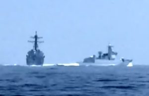 Chinese Warship Provokes US Navy in High-stakes Maritime Encounter: Tensions Ignite in Taiwan Strait!