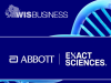 Abbott Acquires Exact Sciences in $21B Cancer Deal Abbott Laboratories and Exact Sciences Corporation logos side by side, representing the $21 billion acquisition agreement in cancer diagnostics.