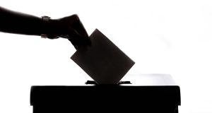 BNP Wins Landslide in Bangladesh 2026 Election Voters line up at a polling station in Bangladesh during the 2026 general election, with election officials checking ballots.